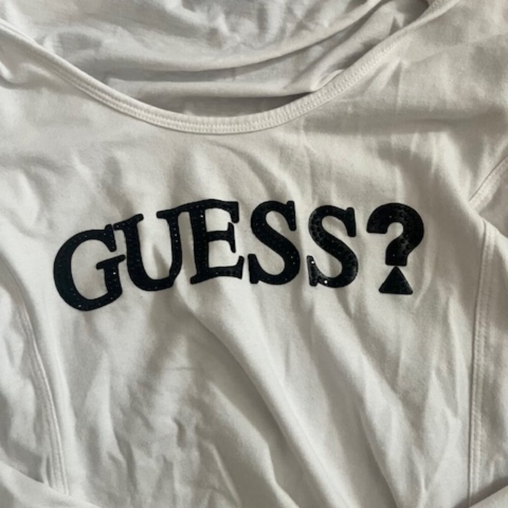 Guess Hooded Shirt  Med